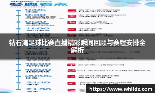 钻石湾足球比赛直播精彩瞬间回顾与赛程安排全解析